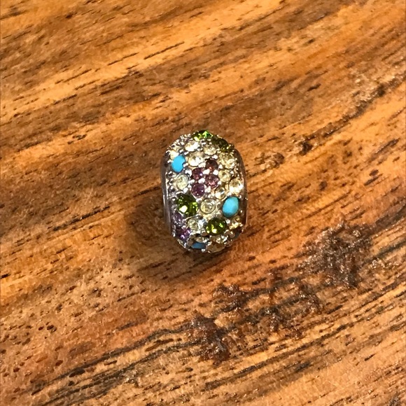 Muticolor Crystal Kaleidoscope Chamilia Charm - Picture 2 of 4